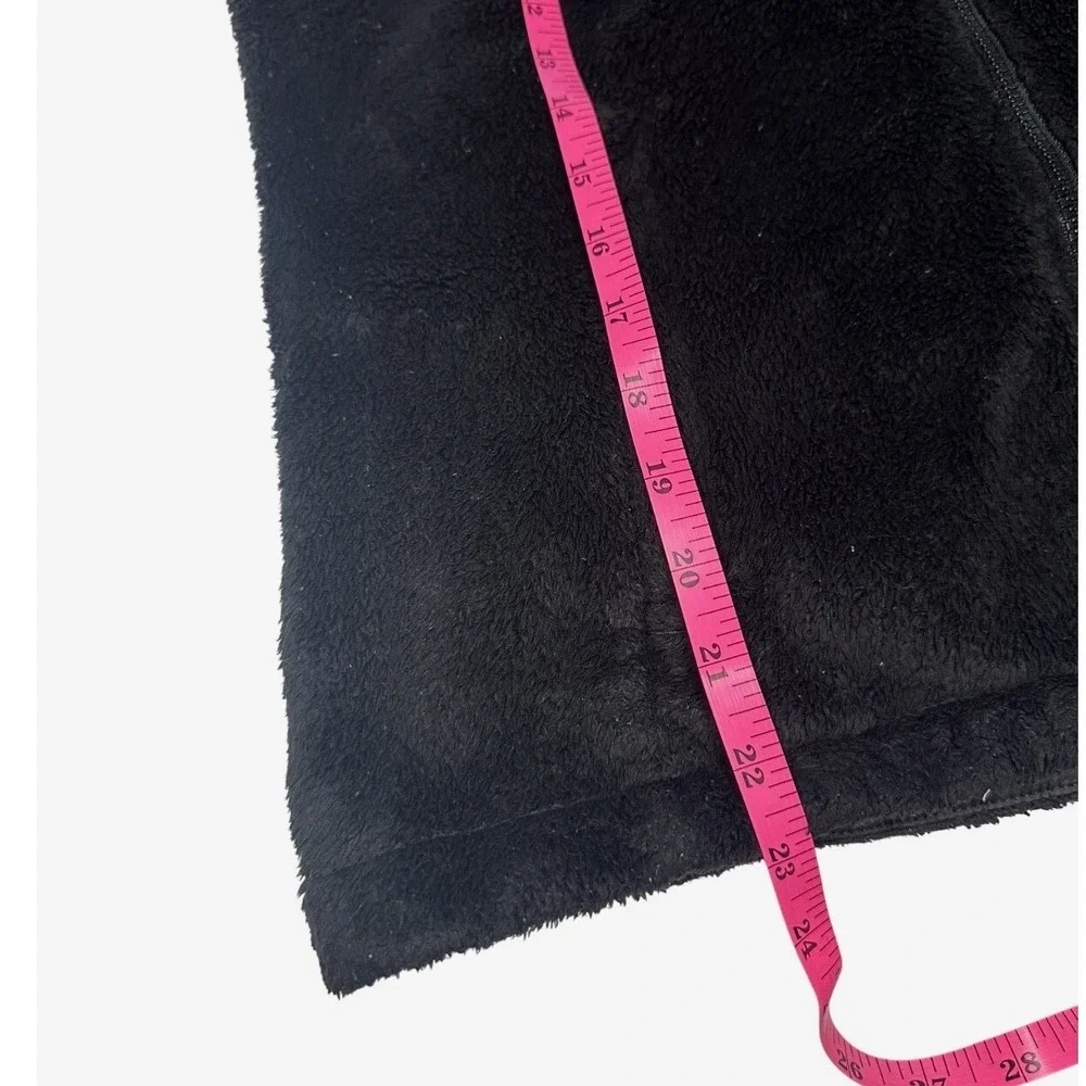 The North Face Osito Full Zip Fleece Jacket Women's S Soft Fuzzy Black - Picture 9 of 9